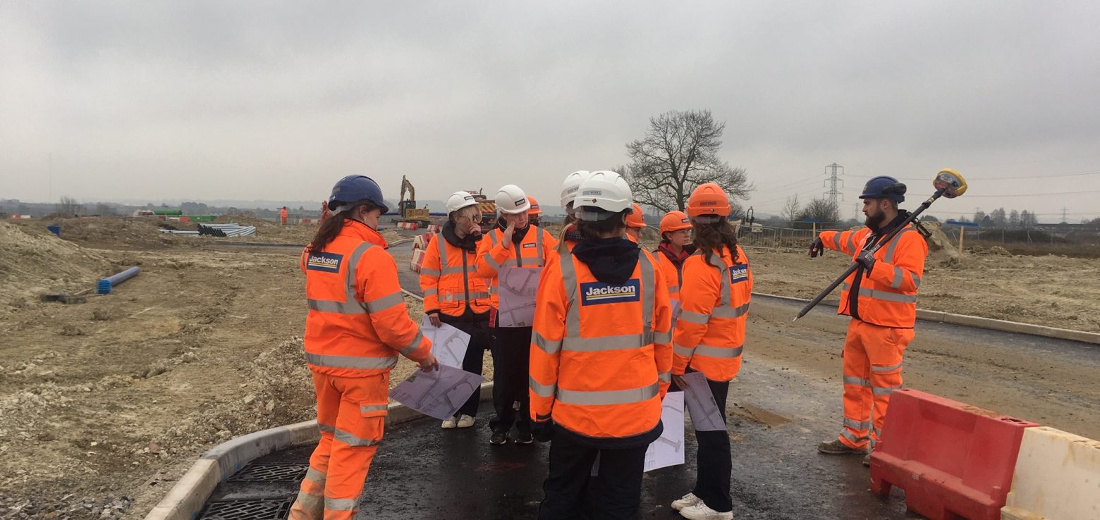 Pupils taking part in Engineer work