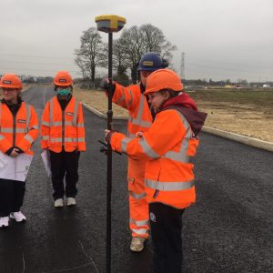 Students work as civil engineers for the day