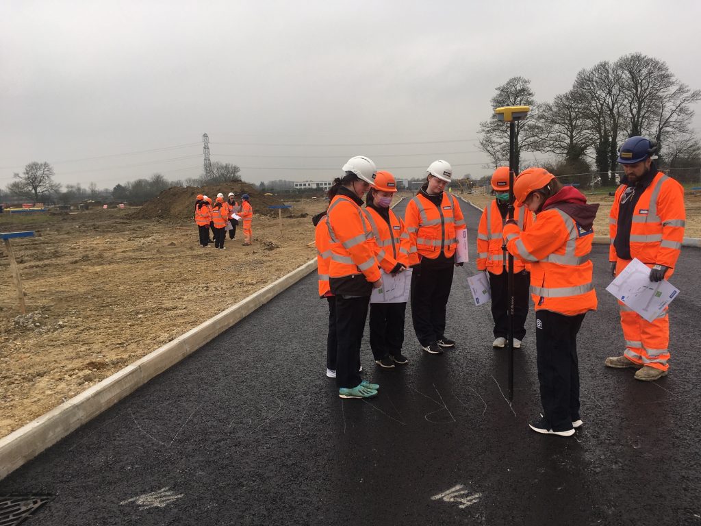 children in hi-vis jackets