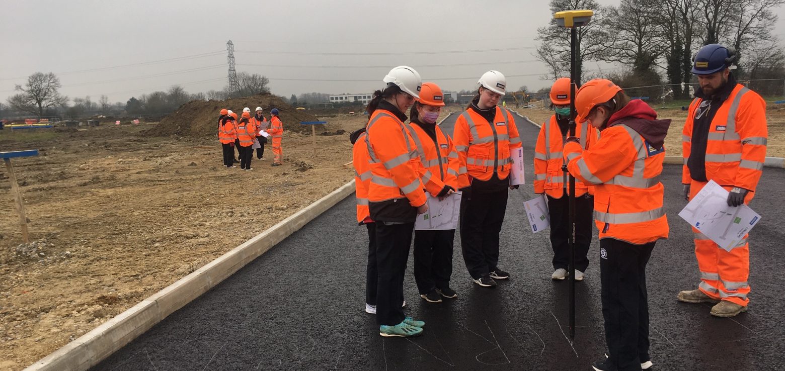 children in hi-vis jackets