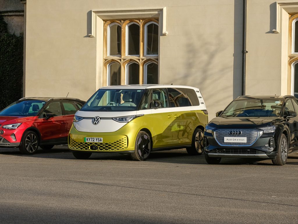 row of new cars