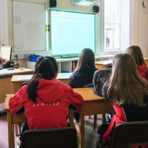 students in class