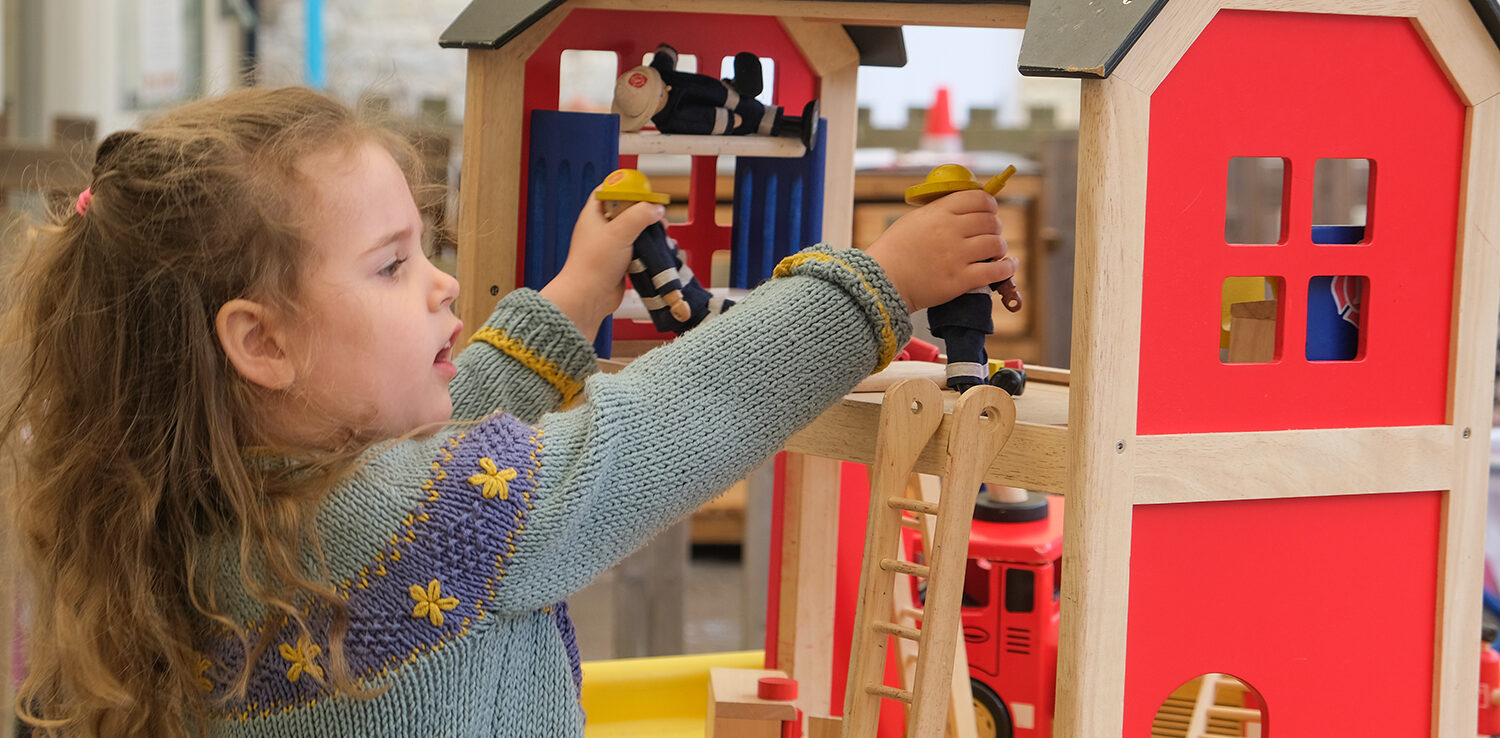 pre prep student playing