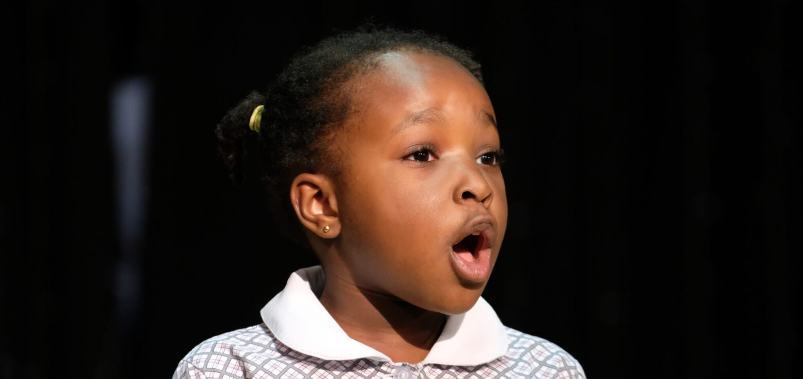 girl singing