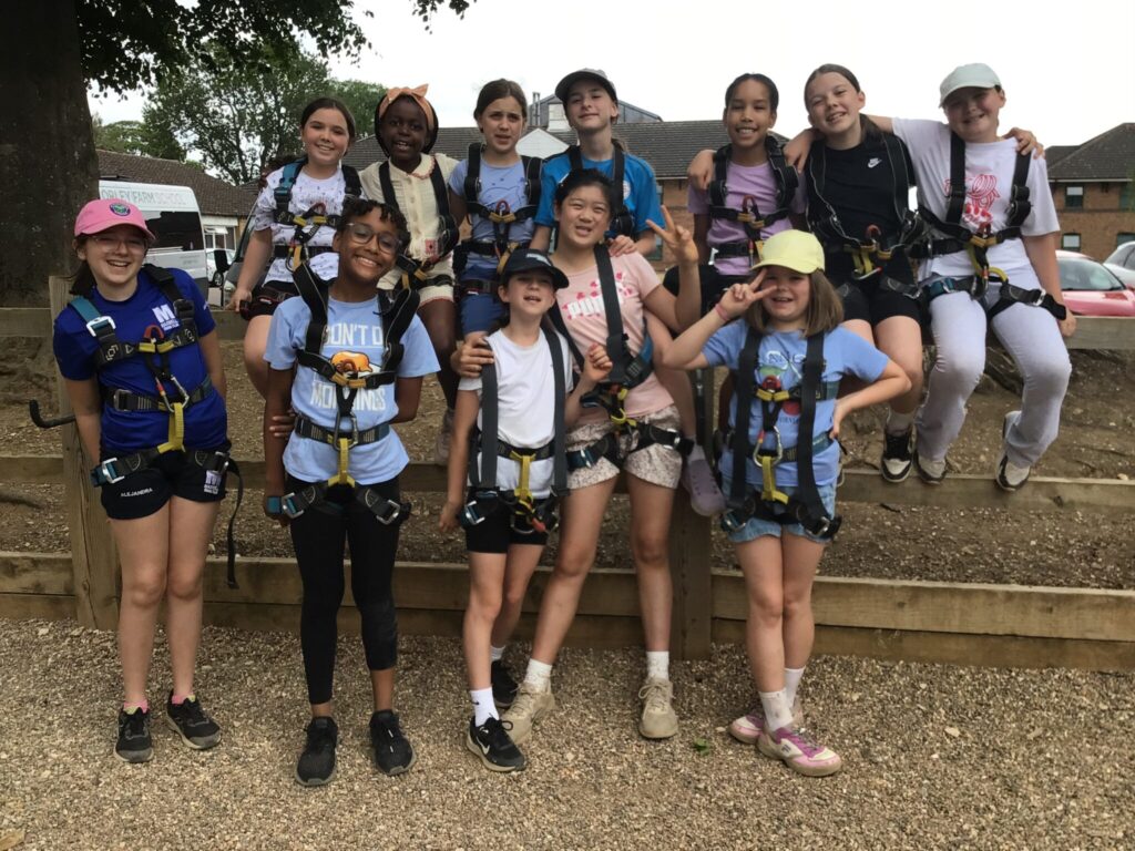 Group of students on PGL trip