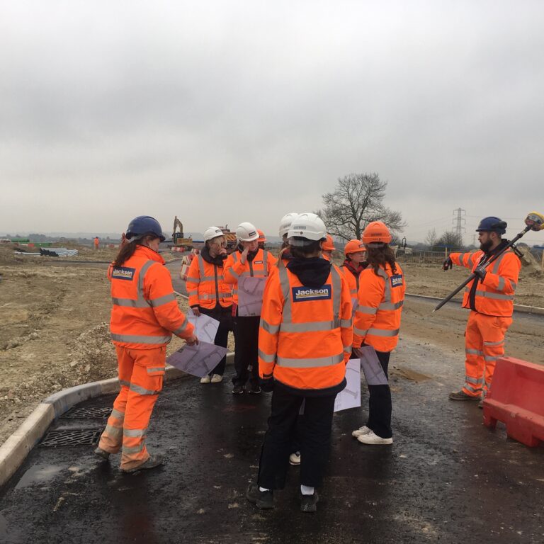 Pupils taking part in Engineer work