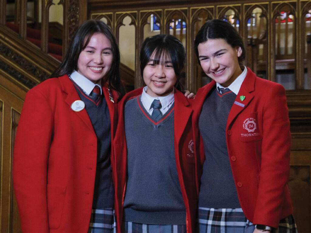 students smiling for a photo